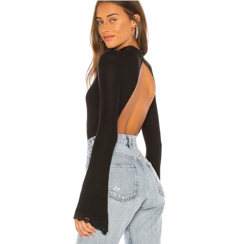 We Are HAH Southern Bell Bodysuit in Noir